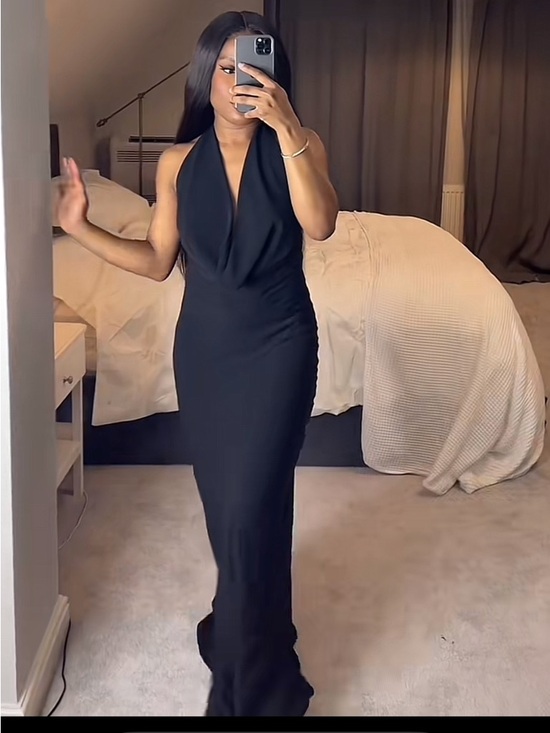 Zara Dresses & Skirts - Zara Flowy Draped Midi Dress